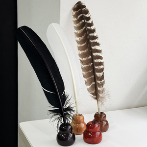 Série de Noël - <span class=keywords><strong>Plume</strong></span> d'oie naturelle - <span class=keywords><strong>Stylo</strong></span> à <span class=keywords><strong>plume</strong></span> artisanal vintage - <span class=keywords><strong>Stylo</strong></span> à <span class=keywords><strong>plume</strong></span> personnalisé - Product Image 2