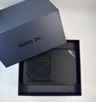 Mini PC Premium Hitam Laris Manis dengan Prosesor Intel N150, RAM 12GB, Hard Drive 64GB, Model Bernilai Tinggi