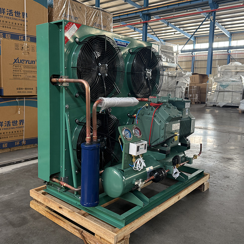 Сверхмощный 5HP Bitzer полугерметичный Холодильный агрегат для промышленных холодильных камер и низкотемпературных морозильных камер