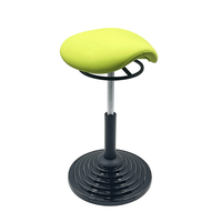 Chaise de bureau ergonomique pivotante à 360 degrés, chaise de bureau réglable en hauteur, tabouret à bascule