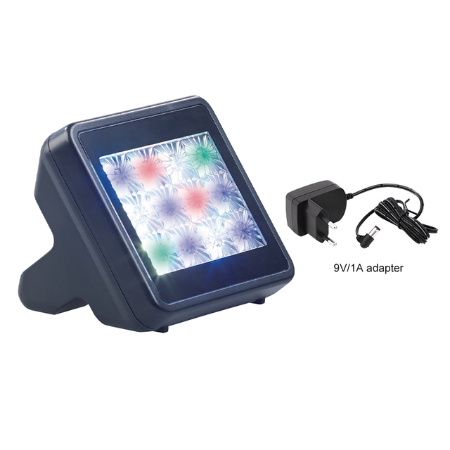 Simulated TV with LED Lights Dummy TV Simulator with Timer Power Adapter Included for Home Security