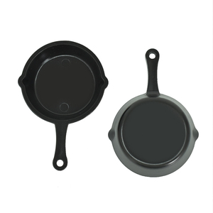 KI Quius - Nueva sartén negra <span class=keywords><strong>de</strong></span> resina, accesorio DIY, mini juguete para casa <span class=keywords><strong>de</strong></span> juegos, olla <span class=keywords><strong>de</strong></span> <span class=keywords><strong>hierro</strong></span> en miniatura para cocina - Product Image 5
