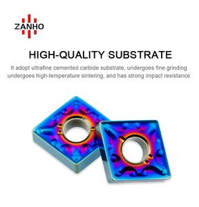 Zanho chèn cacbua Chất lượng cao với lớp phủ Nano màu xanh cho vật liệu cứng thép applciatioin cnmg12 wnmg08 dnmg15 tnmg16 - Product Image 3