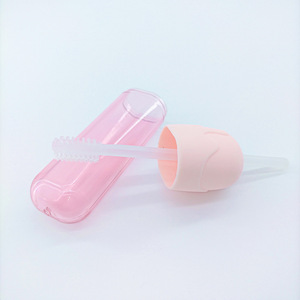 Brosse à <span class=keywords><strong>dents</strong></span> nouveau-né en Silicone liquide pour enfants à poils souples soins bucco-dentaires 18 mois <span class=keywords><strong>lait</strong></span> <span class=keywords><strong>dents</strong></span> langue revêtement nettoyant usage domestique - Product Image 5