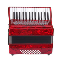 Professional Diatonic Accordion for Adult Grading and Performance Beginner Keyboard Instrument 30 Key 48 Bass ABS Matte Finish