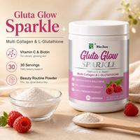 Gluta Sparkle Multi Collagen L Glutathione Powder Collagen Drink Skin Glow Beauty Supplement OEM ODM Private Label Wholesale