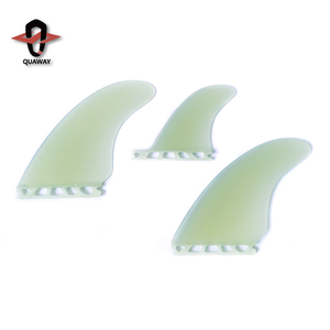 Aletas de tabla de Surf de doble Pestaña de fibra de vidrio, conjunto de tres aletas MR <span class=keywords><strong>Twin</strong></span> + estabilizador Power <span class=keywords><strong>Twin</strong></span> + remolque - Product Image 3