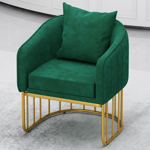 Leisure <strong>Sofas</strong> Wing <strong>Gold</strong> Luxury Nordic Furniture Modern Armchair Velvet Metal Home Lounge Accent Living Room Chairs Hotel <strong>Sofas</strong> - Product Image 4