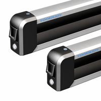 Porte-ski aérodynamique ultra-silencieux pour barres transversales de toit, système de transport de snowboard en aluminium de qualité supérieure