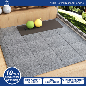 Suelo de Gimnasio de Caucho, Baldosas de Caucho de Alta Densidad para Fitness, Baldosas de Caucho para Gimnasio Interior - Product Image 3