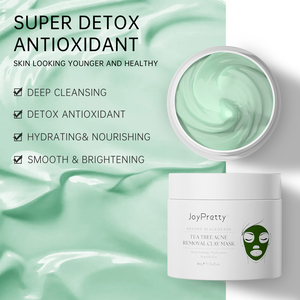 Bán Buôn Cây Trà Loại Bỏ Mụn Trứng Cá Mặt Nạ Đất Sét Hữu Cơ Vegan Nhanh Nhẹ Nhàng Làm Sạch Sâu Tẩy Tế Bào Chết Sửa Chữa Mụn Trứng Cá Mặt Nạ - Product Image 3