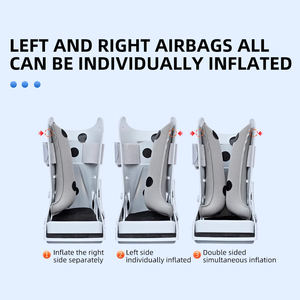 Bota Ortopédica Médica Aircast para Caminar Después <span class=keywords><strong>de</strong></span> una Cirugía, Bota Neumática para Tobillo, Soporte Ortopédico Ajustable - Product Image 3