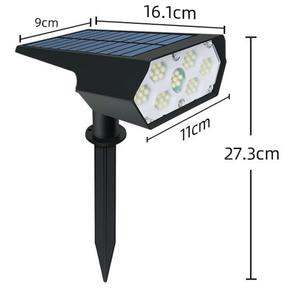 Projecteur de <span class=keywords><strong>jardin</strong></span> <span class=keywords><strong>solaire</strong></span> extérieur 49 LED <span class=keywords><strong>Spot</strong></span> paysager étanche pour cour patio pelouse <span class=keywords><strong>jardin</strong></span> - Product Image 6