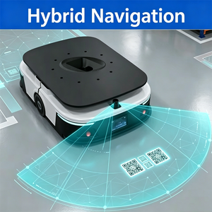 <span class=keywords><strong>Robot</strong></span> AGV de levage latéral de 1500 kg avec navigation laser <span class=keywords><strong>SLAM</strong></span> et QR pour le transport de palettes en usine - Product Image 4