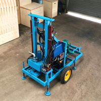Foreuse hydraulique diesel fiable de 4 pouces pour puits d'eau