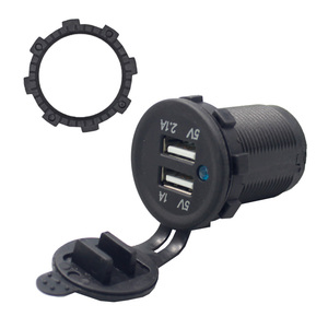 Anneau lumineux LED étanche <span class=keywords><strong>pour</strong></span> vélo Truck1, chargeur <span class=keywords><strong>de</strong></span> <span class=keywords><strong>voiture</strong></span> USB <span class=keywords><strong>pour</strong></span> téléphone portable avec double prise 3.1A - Product Image 6