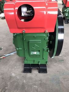 Moteur diesel monocylindre quatre temps refroidi par eau 30 CV KM160 à injection directe AMEG avec démarrage au pied et roulement - Product Image 5