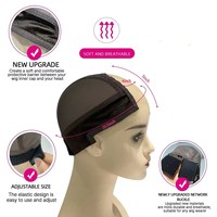 Accessoires de tissage en maille dôme ventilée pour la fabrication de perruques en cheveux humains Outils d'extension de perruques Capuchons de perruque en dentelle en U