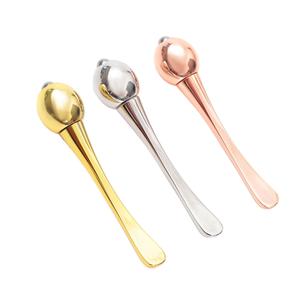 Mini Espátula Portátil de Aleación de Zinc para Crema de Ojos, Cabezal de Masaje Giratorio de 360°, Masajeador Facial Enchufable, Multicolor - Product Image 1