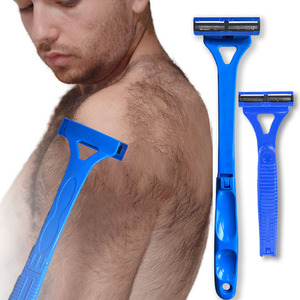 <span class=keywords><strong>Rasoir</strong></span> pour le <span class=keywords><strong>dos</strong></span> des hommes, manche pliable, lame double tranchant remplaçable, <span class=keywords><strong>rasoir</strong></span> pour le <span class=keywords><strong>dos</strong></span> des hommes, <span class=keywords><strong>rasoir</strong></span> corporel pour hommes - Product Image 2