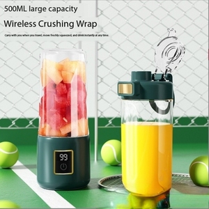Portable Crushing <b>Juicing</b> Household Fully Automatic Juice <b>Machine</b> Wireless USB Charging Juicer Cup Multi Functional Mixing Cup - Product Image 4