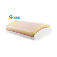 Almohadilla de sutura de silicona sin heridas de ciencia médica, flexión de malla, almohadilla de entrenamiento de sutura, modelo de almohadilla de sutura de entrenamiento para estudiantes