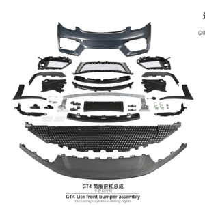 Parachoques Delantero KM Premium Upgrade Sin DRL, Ajuste Perfecto para 718 Versión Simple, Alta Calidad, Mejora la Apariencia <span class=keywords><strong>Visual</strong></span> del Vehículo - Product Image 2