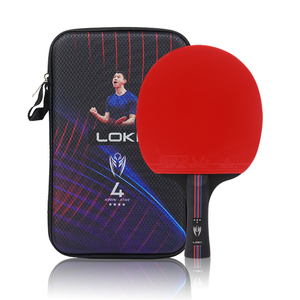 <span class=keywords><strong>Loki</strong></span> K4 ping pong BAT mái chèo 6.6mm độ dày 7 ply Chất lượng cao màu đen Poplar chuyên nghiệp bóng bàn vợt - Product Image 1