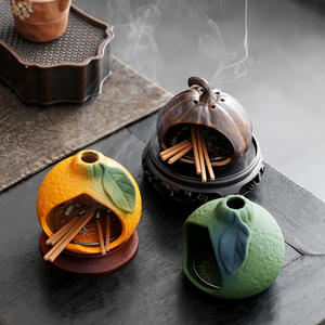 Soporte de bandeja de quemador de incienso de cerámica para decoraciones de fiesta de Palo Santo de Perú - Product Image 3