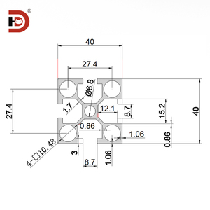 4040 4080 nhà máy đùn ngành công nghiệp hồ sơ nhôm tùy chỉnh t khe V Khe nhôm hồ sơ rượu sâm banh màu điện di - Product Image 3