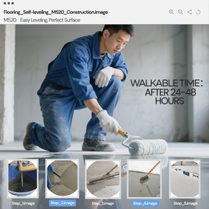 Emici Beton Üzerine Kendinden Yayılan Harç Uygulaması İçin Su Bazlı Akrilik Astar - Product Image 4