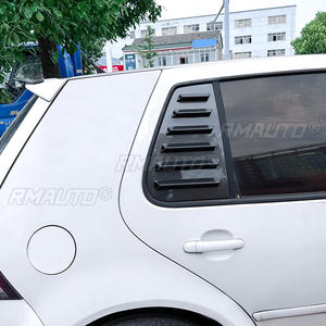 For VW Golf MK4 1997-2006 Body Kit Rear <b>Window</b> Shutter <b>Cover</b> Trim <b>Window</b> Louver Side Vent Trim Car Accessories - Product Image 3