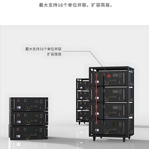 Batterie de stockage d'énergie au phosphate de fer et de lithium Mountain Shield 5kWh 10kWh à montage sur rack pour usage domestique - Product Image 3