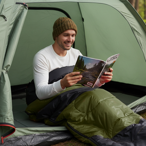 Saco de Dormir Ligero e Impermeable para Senderismo y Excursionismo, Color Verde - Product Image 6