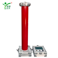 Divisor de Voltaje Resistivo-Capacitivo KDFCR-100kV AC/DC con Voltímetro Digital para Sistemas de Energía y Rotura Dieléctrica