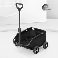 Faltbarer Leichter Metall-Tierwagen mit Zugstange, Doppelnutzung für Haustiere, Einkaufen, Kleine Hunde, Teddy, Französische Bulldogge, Outdoor-Spaziergänge