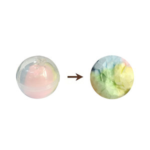 Balle anti-stress transparente en forme de crème glacée, faite à la main, pour la thérapie tactile, la concentration au bureau et accessoire de voyage quotidien - Product Image 1