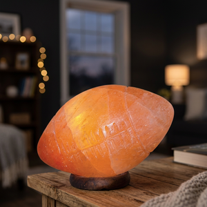 Himalayan Pink Salt <b>Rugby</b> Sports Lamp Export Quality Home Decoration Export Quality OEM Supplier - Product Image 3
