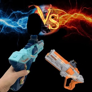 ปืนฉีดน้ำไฟฟ้าสำหรับเด็ก ปืนฉีดน้ำแรงดันสูง ยิงเร็ว พร้อมไฟ - Product Image 3