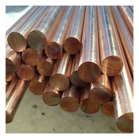 Barre de cuivre pur de haute qualité 6N Cu99.90% polie C11000, tige plate, pour soudage, pliage, découpe, Qingze, diamètre 10MM, personnalisable