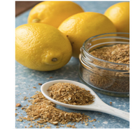 Poudre de citron de qualité export, ingrédient naturel pur d'agrumes, citrons frais transformés et séchés, poudre fine, approvisionnement en vrac pour l'alimentation
