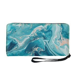 Cartera de PU con Patrón de Mármol para Mujer, Diseño Personalizado, Uso Diario, Verano 2025 F66 - Product Image 5