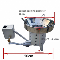 Réchaud à Huile Usagée Économe en Énergie, Flamme Puissante pour Cuisson et Ébullition d'Eau, Accessoire de Camping Écologique