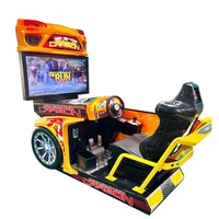 Simulateur de voiture passionnant Arcade Race Voitures de course à jetons Racing Machine de jeux à jetons pour Game Center
