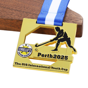 Medallas Deportivas Personalizadas <span class=keywords><strong>de</strong></span> Fabricante, Aleación <span class=keywords><strong>de</strong></span> Zinc, Diseño <span class=keywords><strong>de</strong></span> Figura Hueca con Esmalte, Medalla <span class=keywords><strong>de</strong></span> Hockey sobre Hielo, Logotipo Metálico Personalizado para <span class=keywords><strong>Academia</strong></span> - Product Image 1