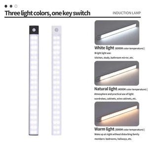 Night <b>Light</b> Ultra Thin Motion <b>Sensor</b> LED Wireless USB Under Cabinet <b>Light</b> for Kitchen Cabinet Bedroom Wardrobe <b>Indoor</b> Lighting - Product Image 6