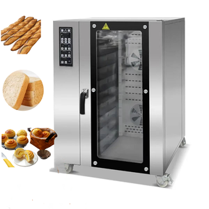 เตาอบครัวซองต์สำหรับร้านอาหารเตาอบขนมปังปิ้งด้วยไอน้ำไฟฟ้า - Product Image 1