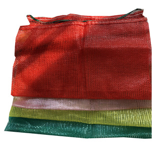 25-30กก. 50x80ซม. ถุงตาข่าย PE leno สำหรับผักผลไม้สดหัวหอมบรรจุ