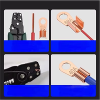 Connecteur de câble épais en cuivre violet de haute qualité, série OT 3A-1000A, pour presse-étoupe et cosses de câble, vente en gros à prix abordable