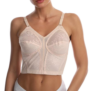 Soutien-gorge Corset Tendance Grande Taille pour Femmes, Sans Armature, Convertible, en Dentelle, à Bonnets Souples et Fins, Sexy, pour Poitrine Complète - Product Image 1
